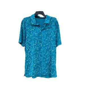 Nike Dri-Fit Tour Floral Golf Men's XL Polo Shirt